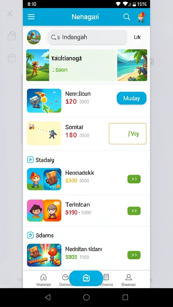 Bonus dan fitur menarik saat bermain.