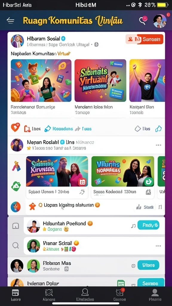 Mode permainan multiplayer yang seru dan kompetitif.