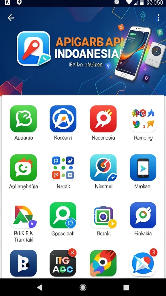 Tangkapan layar dari tampilan awal game yang menarik.