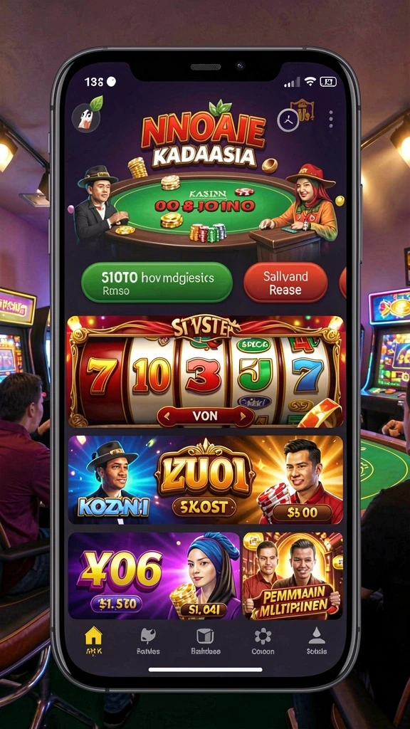 Tampilan awal game 9ZK dengan grafis menawan.