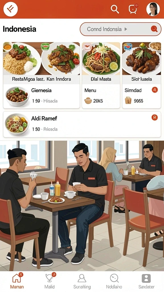 Fitur sosial untuk berinteraksi dengan pemain lain.