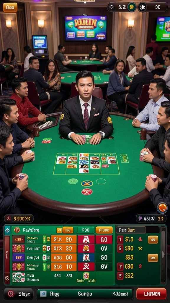 Fitur leaderboard untuk memantau pencapaian pemain.