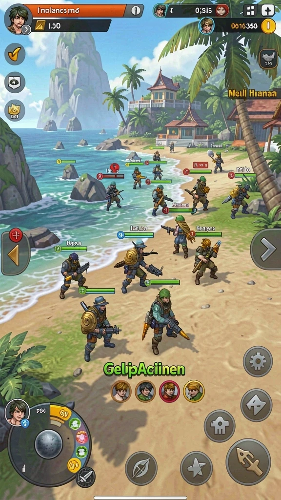 Gameplay intuitif dengan kontrol yang responsif.