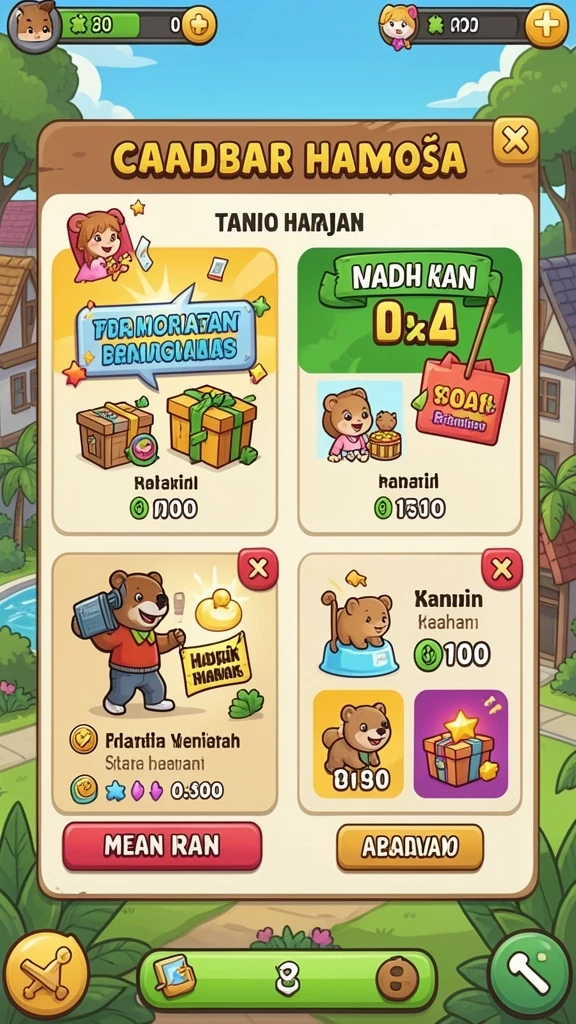 Tampilan antarmuka yang ramah pengguna dan menarik.