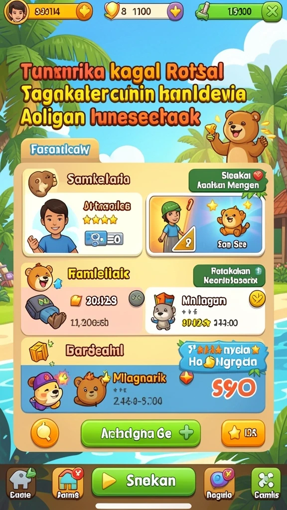 Tangkapan layar menunjukkan karakter utama dalam aksi.