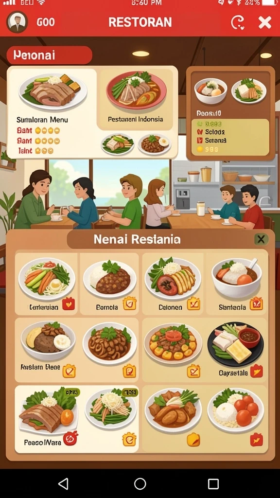 Tampilan antarmuka yang menarik dan mudah digunakan.