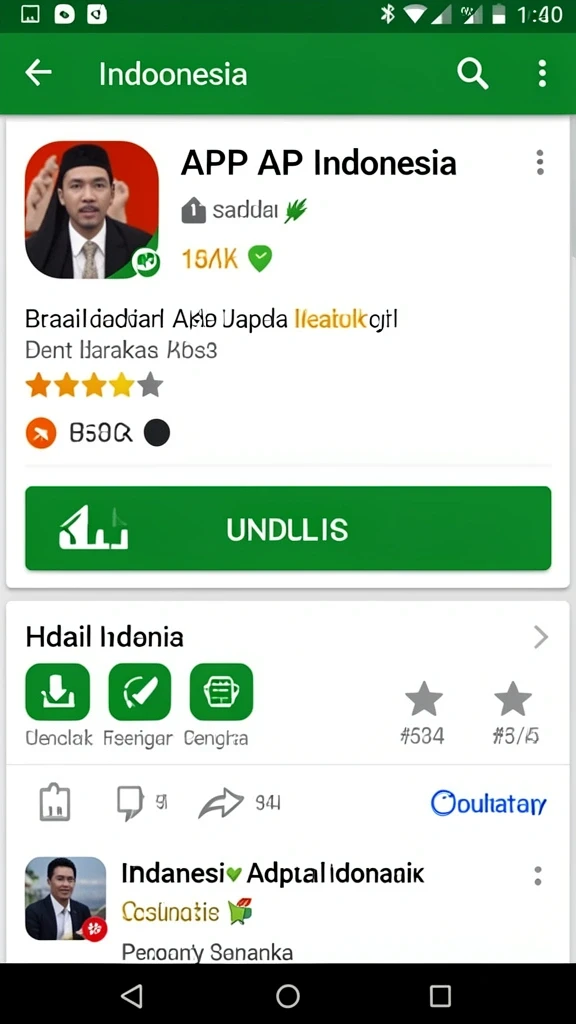 Tampilan karakter yang lucu dan menarik.