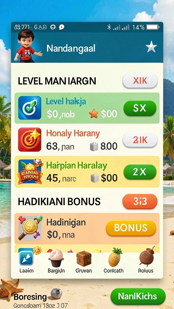 Salah satu level menantang dalam permainan.