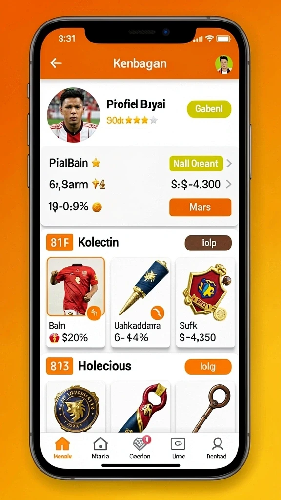 Screenshot menunjukkan karakter utama dalam aksi seru.