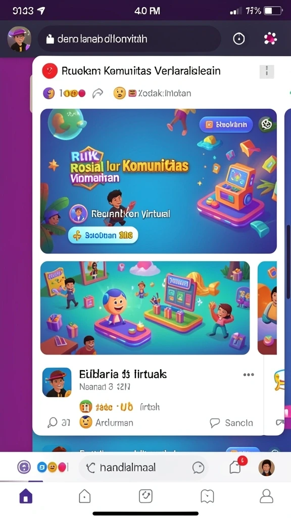 Tampilan antarmuka IDNGARUDA yang modern dan menarik.