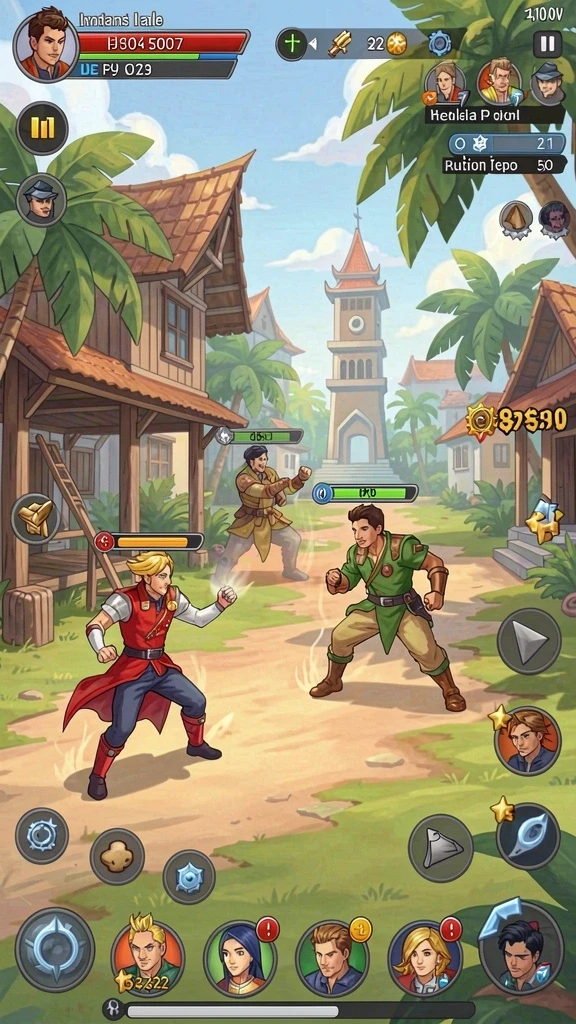 Screenshot dari mode multiplayer yang seru.