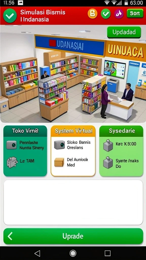 Screenshot menunjukkan tampilan antarmuka yang menarik.