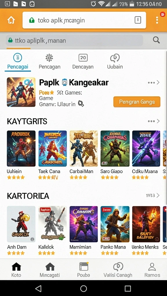 Screenshot menampilkan salah satu permainan yang populer di JAGO368.