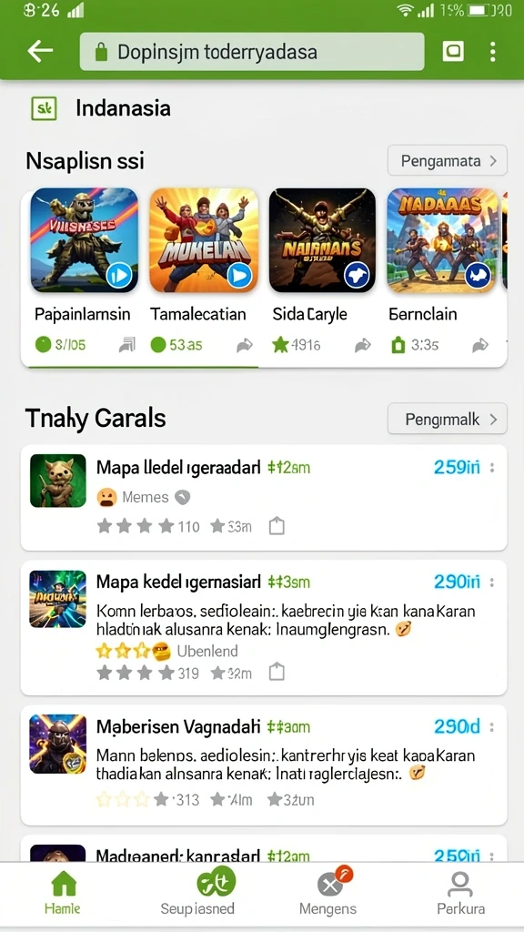 Tangkapan layar menampilkan menu upgrade karakter.