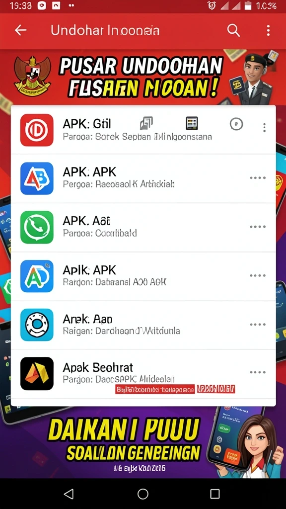 Karakter yang beragam dan unik untuk dipilih.