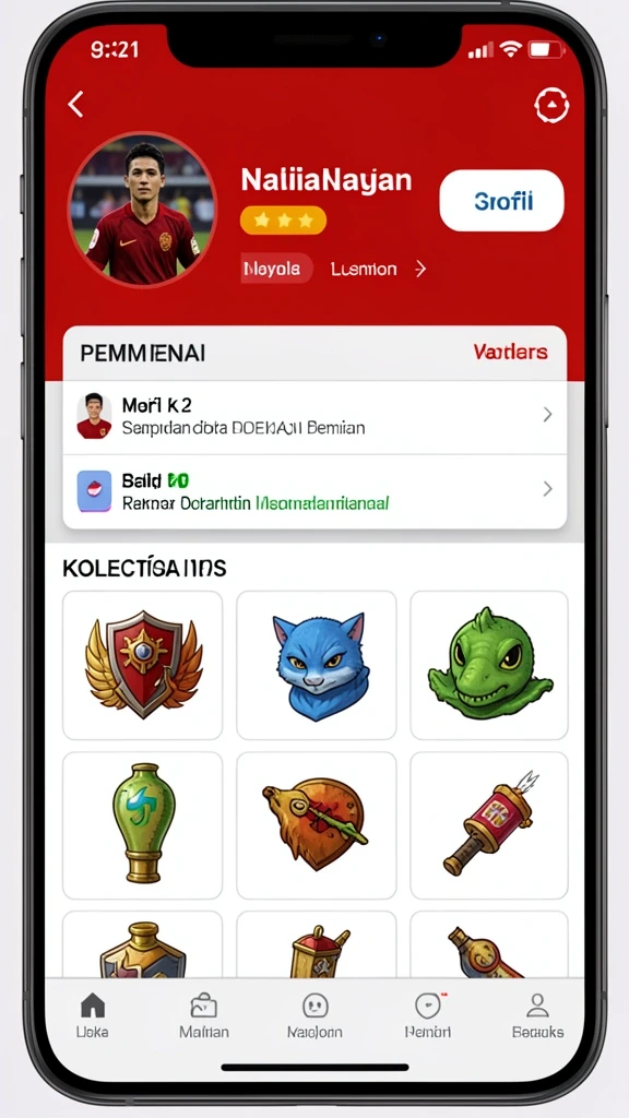 Pengalaman bermain yang seru dan kompetitif.