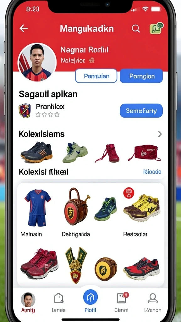 Tampilan antarmuka yang menarik dan modern.