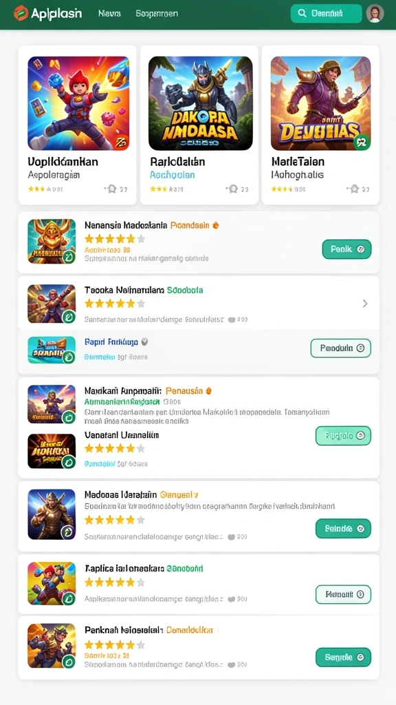 Berbagai mini-game yang penuh tantangan dan keseruan.
