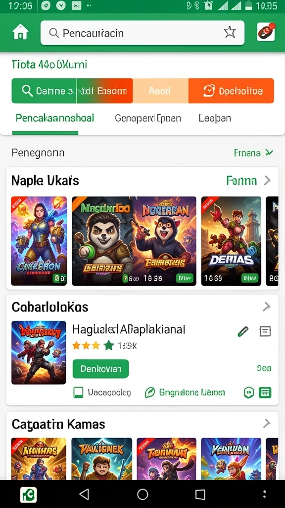 Karakter yang beragam dan unik dalam gameplay.