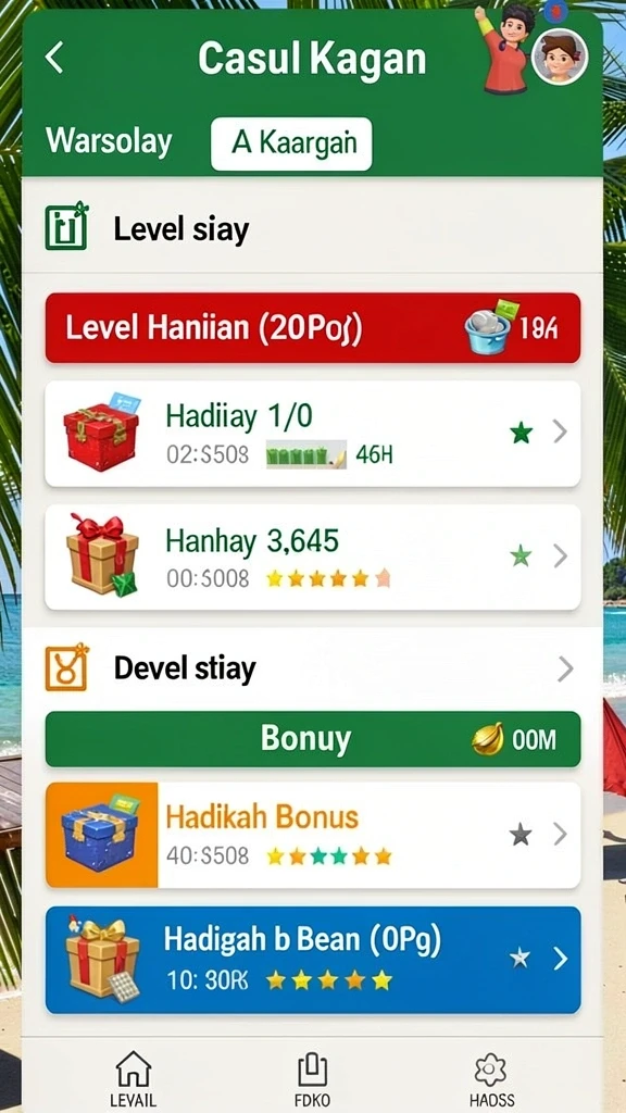 Fitur live draw untuk melihat hasil secara langsung.
