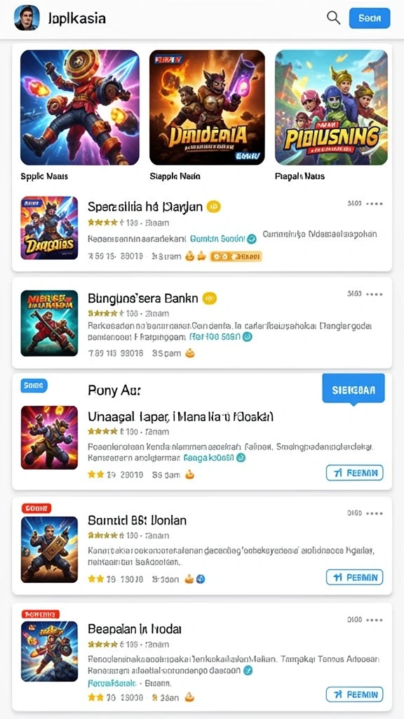 Level yang beragam dan menantang untuk dijelajahi.