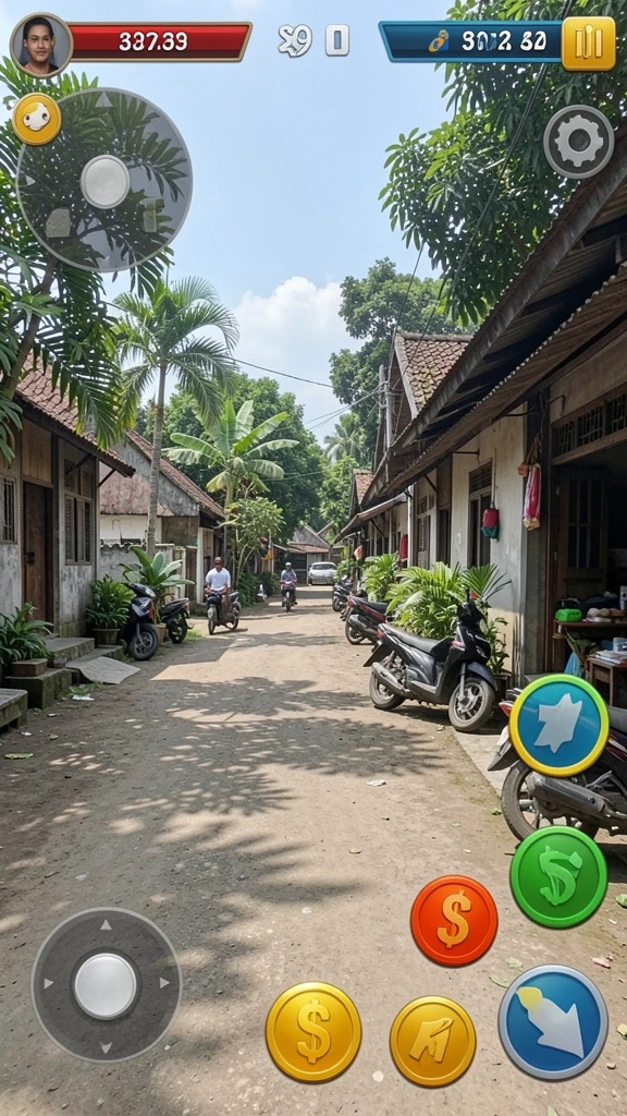 Tampilan awal yang menarik dan interaktif.