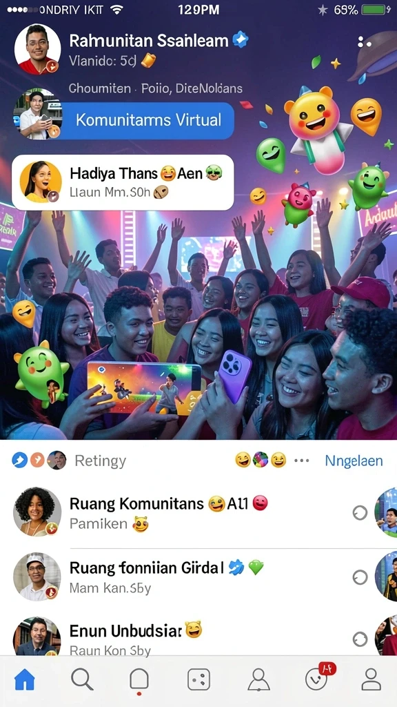 Interaksi sosial di mode multiplayer yang seru.