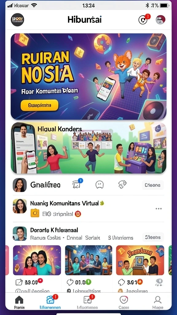 Fitur live chat untuk interaksi langsung.