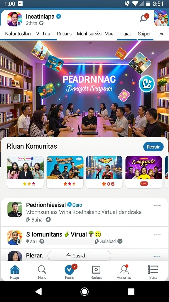 Beragam pilihan permainan yang menghibur.