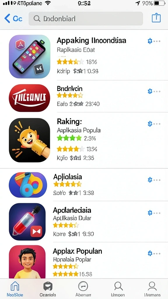 Tampilan awal yang menarik dan mengundang.