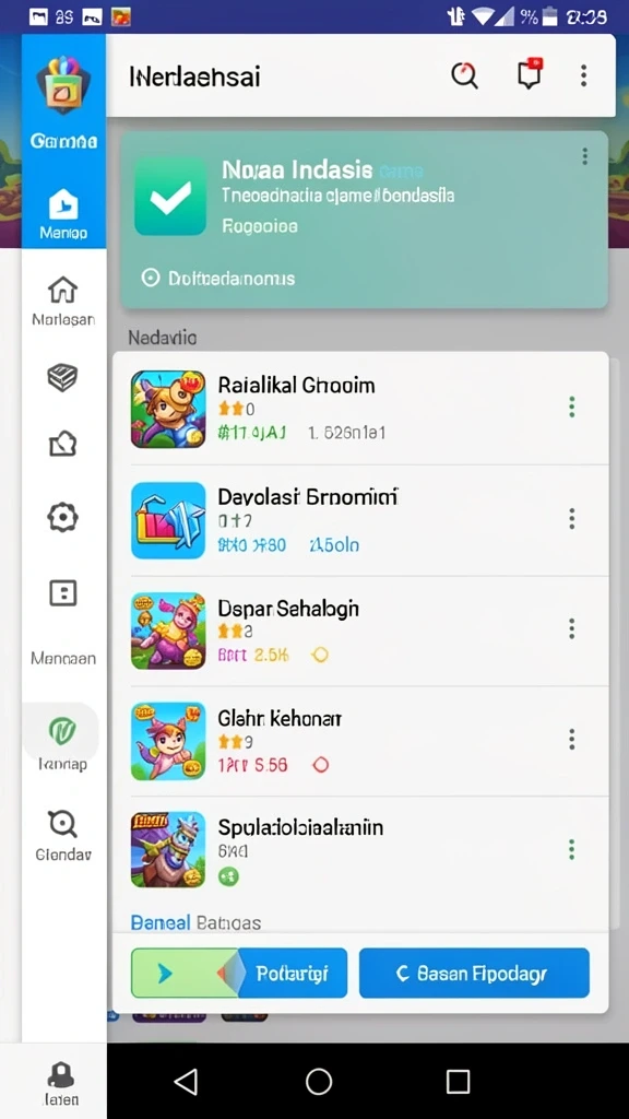 Karakter unik dan beragam untuk dipilih.