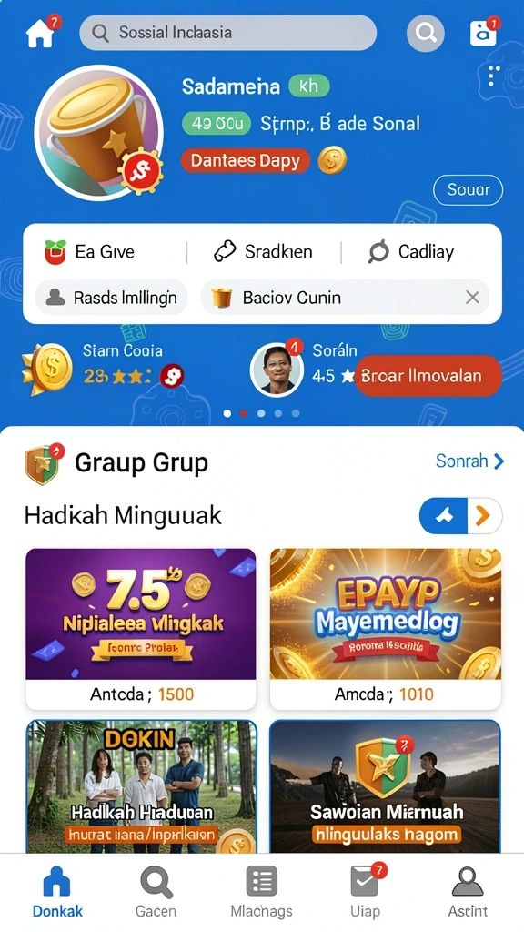 Tampilan antarmuka yang intuitif dan mudah digunakan.