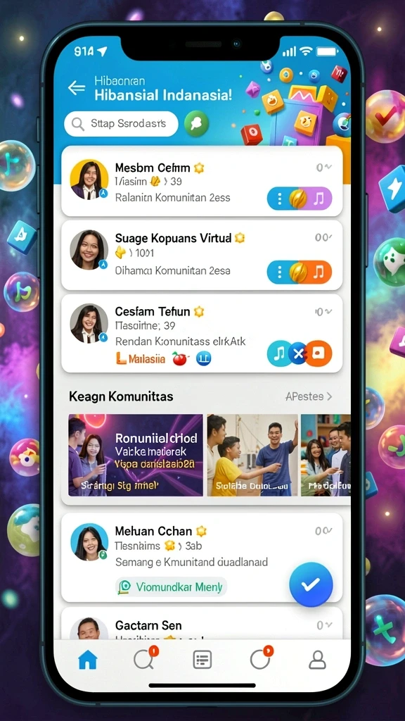 Bergabung dalam komunitas untuk berbagi strategi.