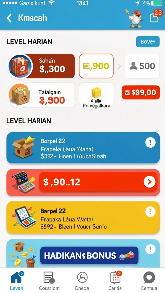 Fitur interaksi sosial dengan pemain lain.