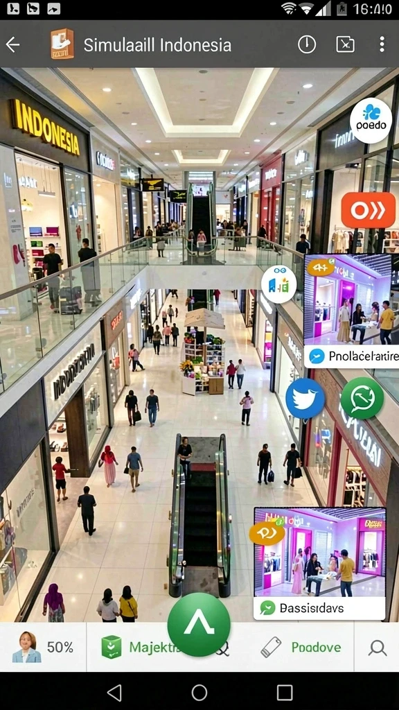 Tampilan antarmuka yang ramah pengguna dan menarik.
