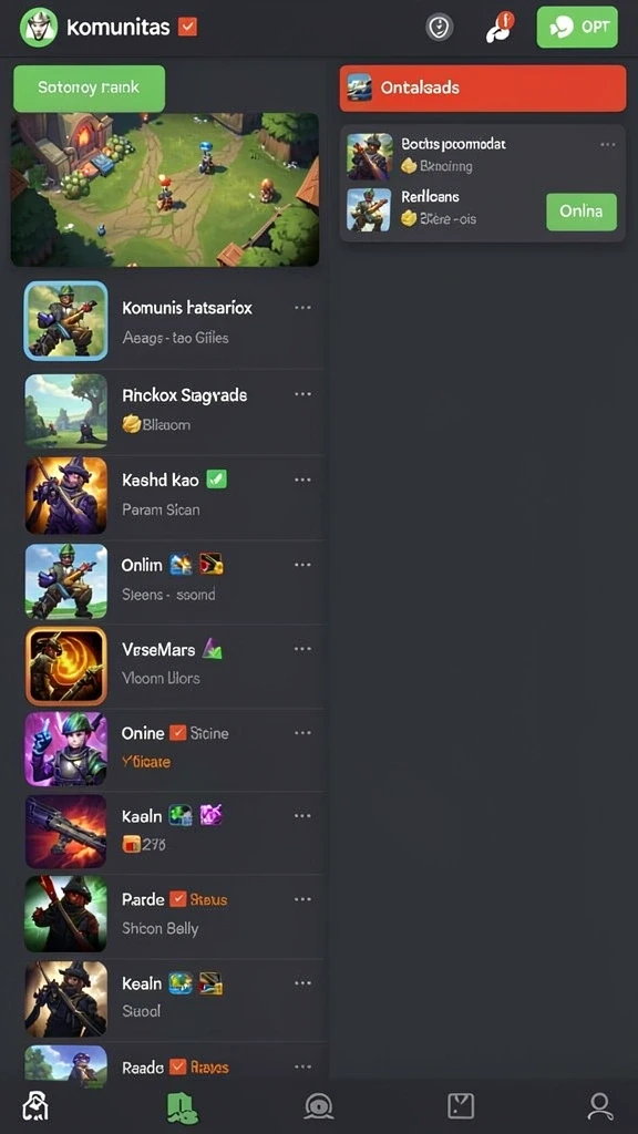 Memperlihatkan fitur multiplayer saat bermain bersama teman.